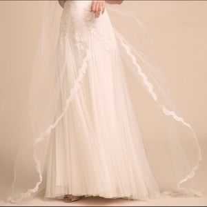 BHLDN Scalloped Circle Veil